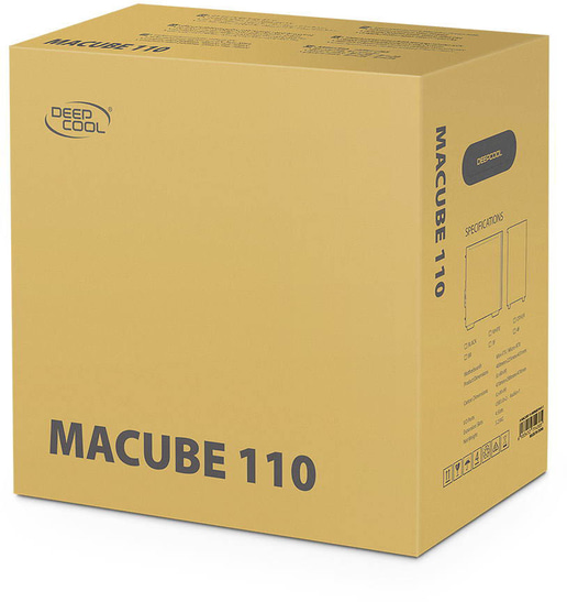 DeepCool MACUBE 110 Mid Tower Case - Black 