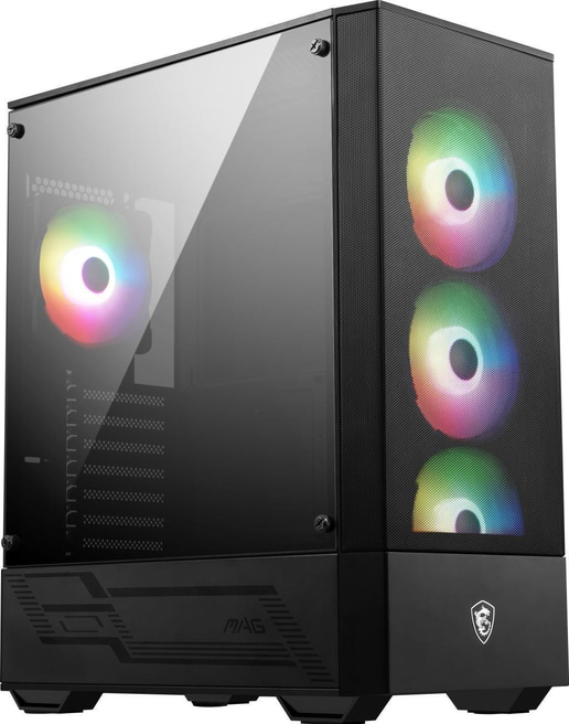 MSI MAG Forge 112R Mid Tower Gaming Case - Black 