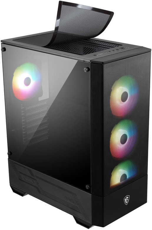 MSI MAG Forge 112R Mid Tower Gaming Case - Black 