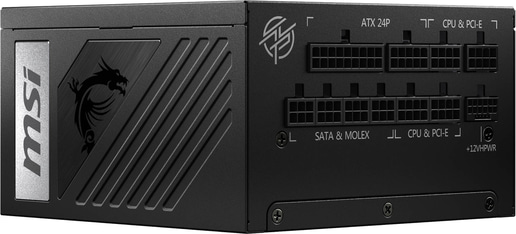 1000W MSI MPG A1000G PCIe5 Modular 80 Plus Gold PSU