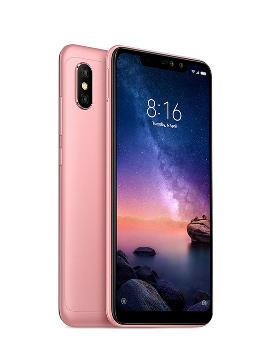 Xiaomi Redmi Note 6 Pro (6.26 inch) 64GB 20MP Smartphone (Rose Gold)