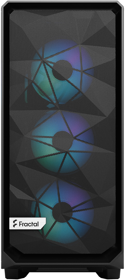Fractal Meshify 2 Compact Lite RGB Mid Tower Gaming Case - Black 
