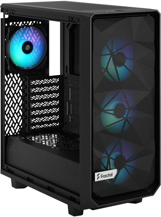 Fractal Meshify 2 Compact Lite RGB Mid Tower Gaming Case - Black 