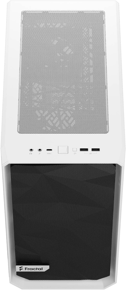 Fractal Meshify 2 Mini Mid Tower Gaming Case - White 