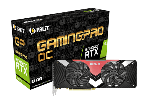 Palit GeForce RTX 2070 GamingPro OC OC 8GB Graphics Card
