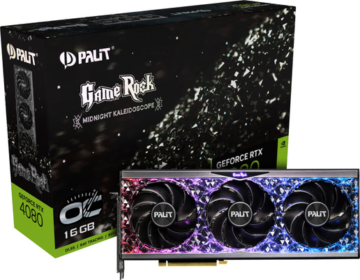 Palit GeForce RTX 4080 GameRock OC 16GB Graphics Card