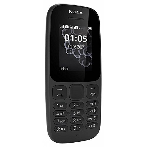 Nokia 105 (1.8 inch) Mobile Phone (Black)