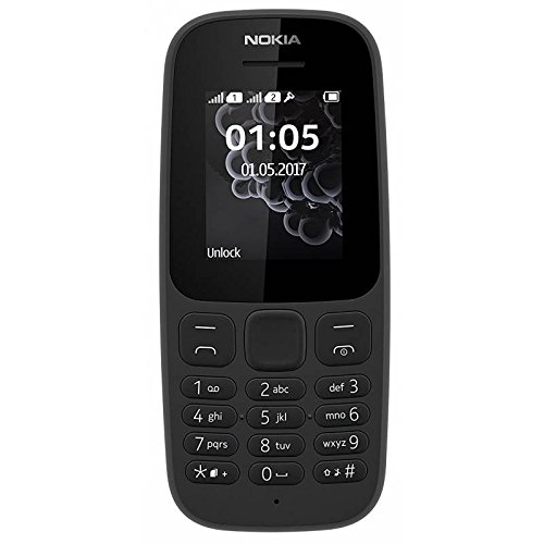 Nokia 105 (1.8 inch) Mobile Phone (Black)