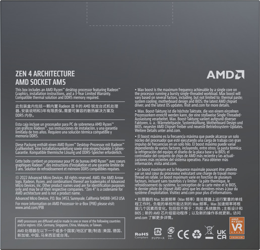AMD Ryzen 9 7950X 16 Core/32 Thread AM5 CPU 