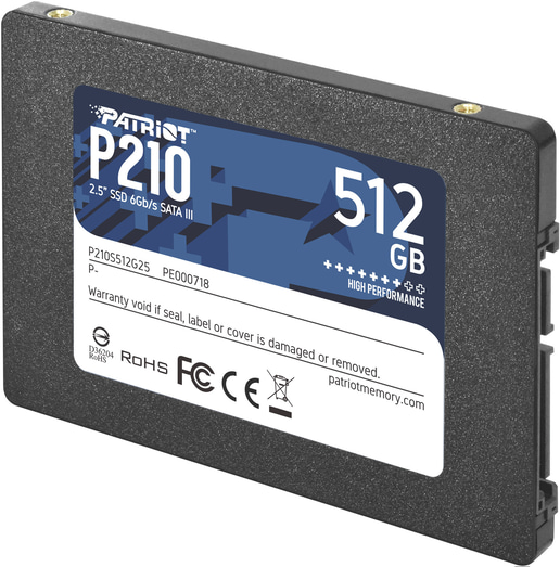 512GB Patriot P210 2.5" SATA III Solid State Drive