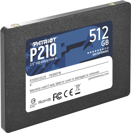 512GB Patriot P210 2.5" SATA III Solid State Drive
