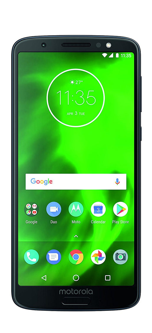 Motorola Moto G6 5.7 inch 4G LTE Smartphone - 3GB RAM, 32GB Storage, Android 8.0 Oreo, Single SIM (Deep Indigo)