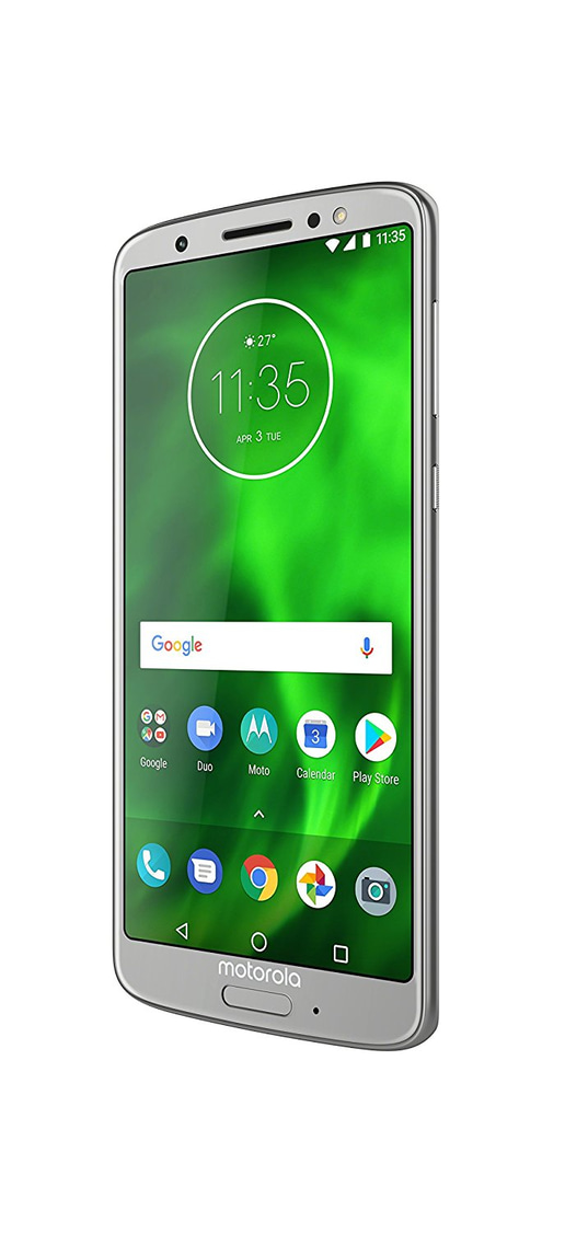 Motorola Moto G6 5.7 inch 4G LTE Smartphone - 3GB RAM, 32GB Storage, Android 8.0 Oreo, Single SIM (Silver)