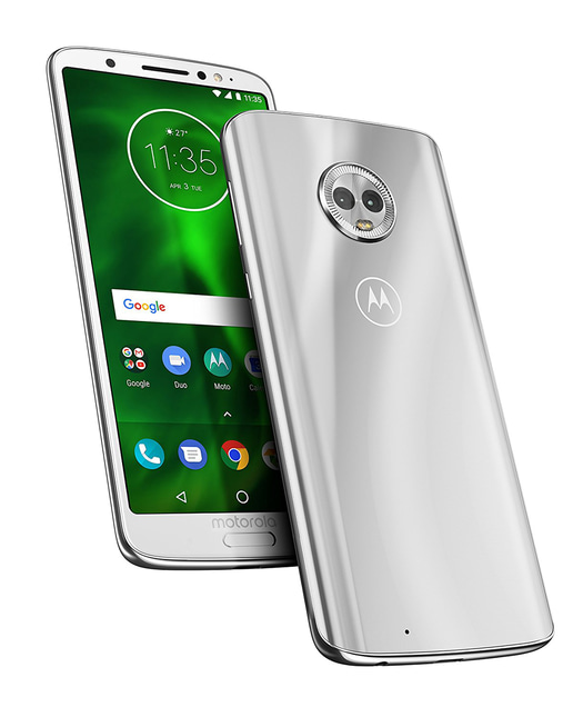Motorola Moto G6 5.7 inch 4G LTE Smartphone - 3GB RAM, 32GB Storage, Android 8.0 Oreo, Single SIM (Silver)