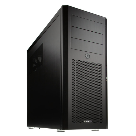 Lian Li PC-10NB Mid Tower Gaming Case - Black 