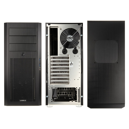 Lian Li PC-10NB Mid Tower Gaming Case - Black 
