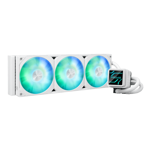 ASUS Prime LC 360 ARGB White Edition 360mm Liquid CPU Cooler in White