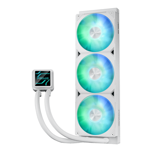 ASUS Prime LC 360 ARGB White Edition 360mm Liquid CPU Cooler in White