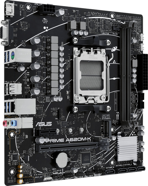 ASUS Prime A620M-K mATX Motherboard for AMD AM5 CPUs