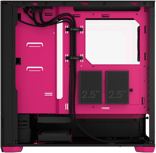 Fractal Pop Air RGB Mid Tower Gaming Case - Magenta 