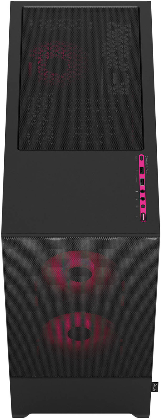 Fractal Pop Air RGB Mid Tower Gaming Case - Magenta 