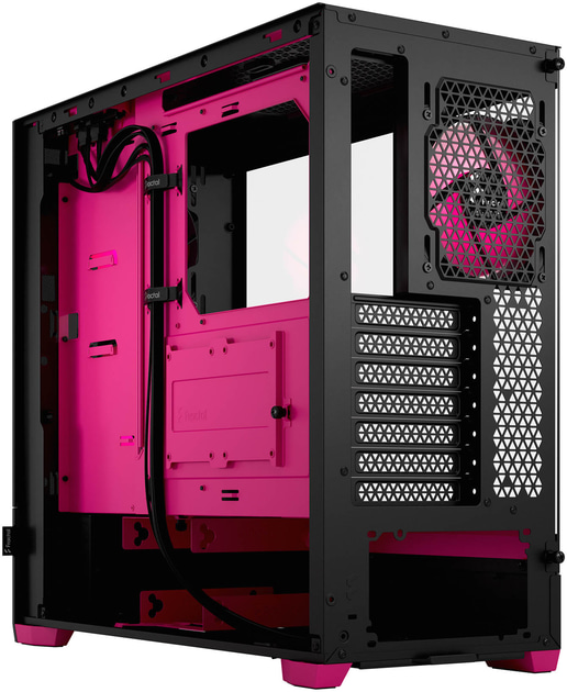 Fractal Pop Air RGB Mid Tower Gaming Case - Magenta 