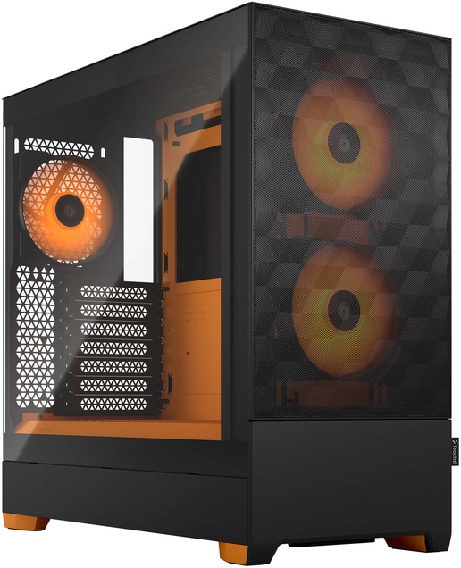 Fractal Pop Air RGB Mid Tower Gaming Case - Orange 