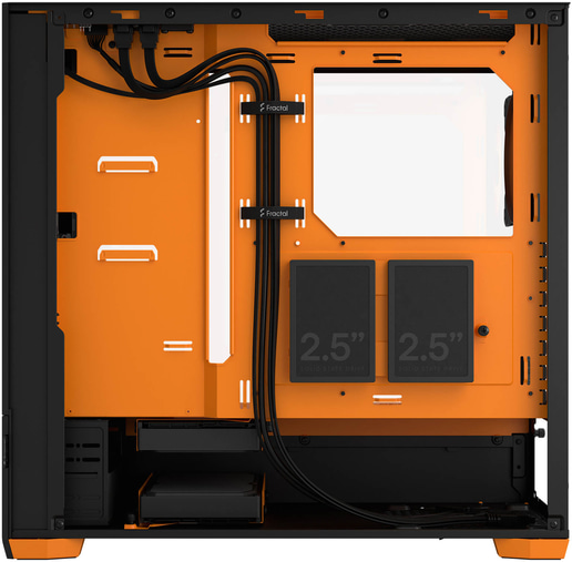Fractal Pop Air RGB Mid Tower Gaming Case - Orange 