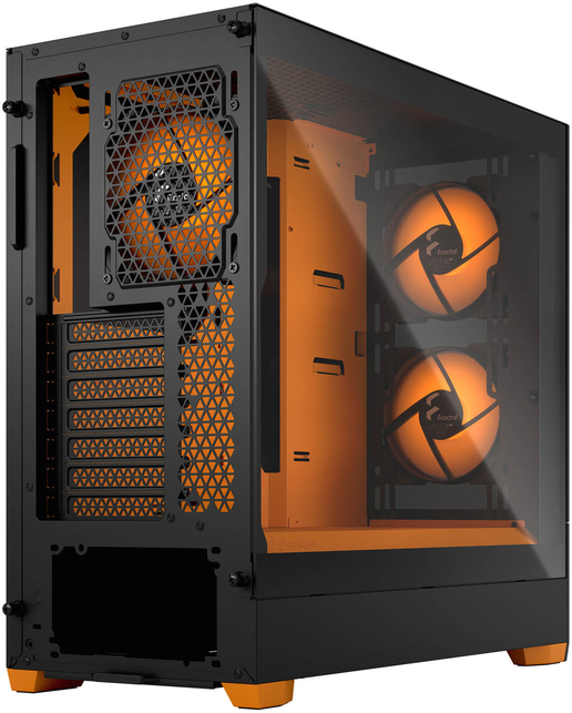 Fractal Pop Air RGB Mid Tower Gaming Case - Orange 