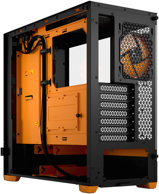Fractal Pop Air RGB Mid Tower Gaming Case - Orange 