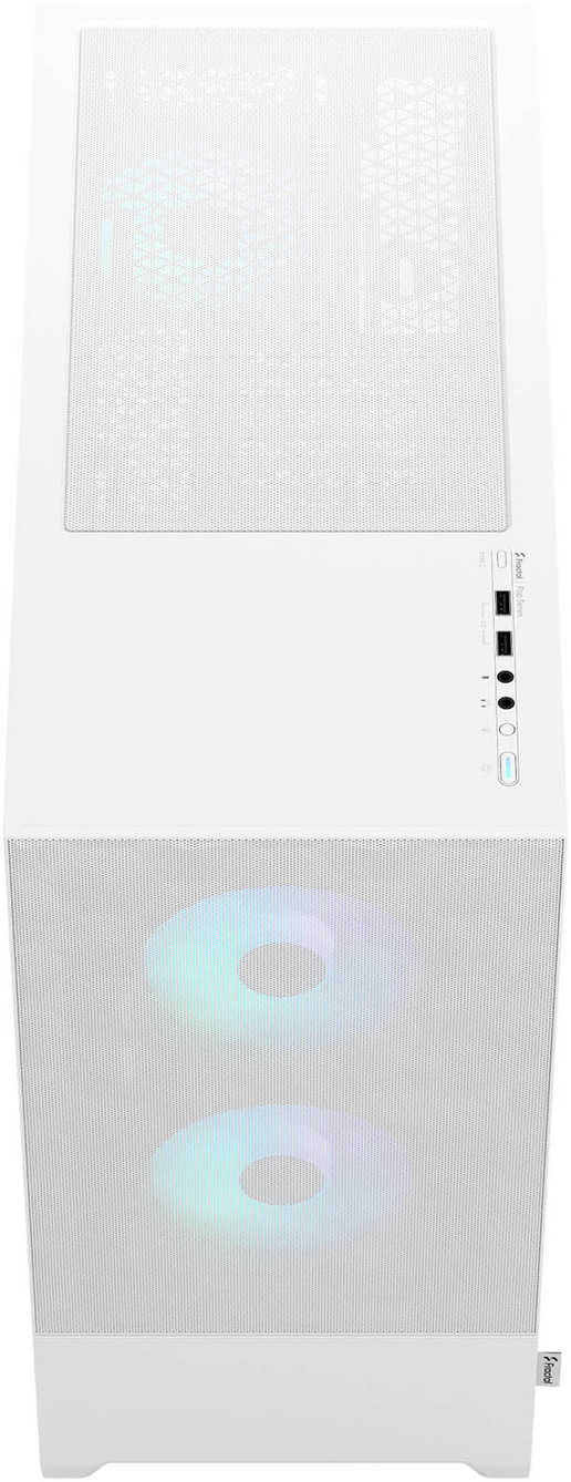 Fractal Pop Air RGB Mid Tower Gaming Case - White 