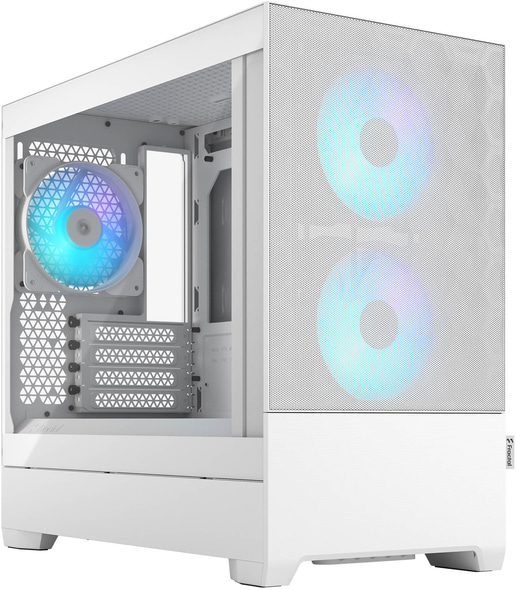 Fractal Pop Mini Air RGB Mini Tower Gaming Case - White 