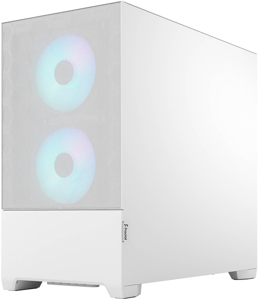 Fractal Pop Mini Air RGB Mini Tower Gaming Case - White 