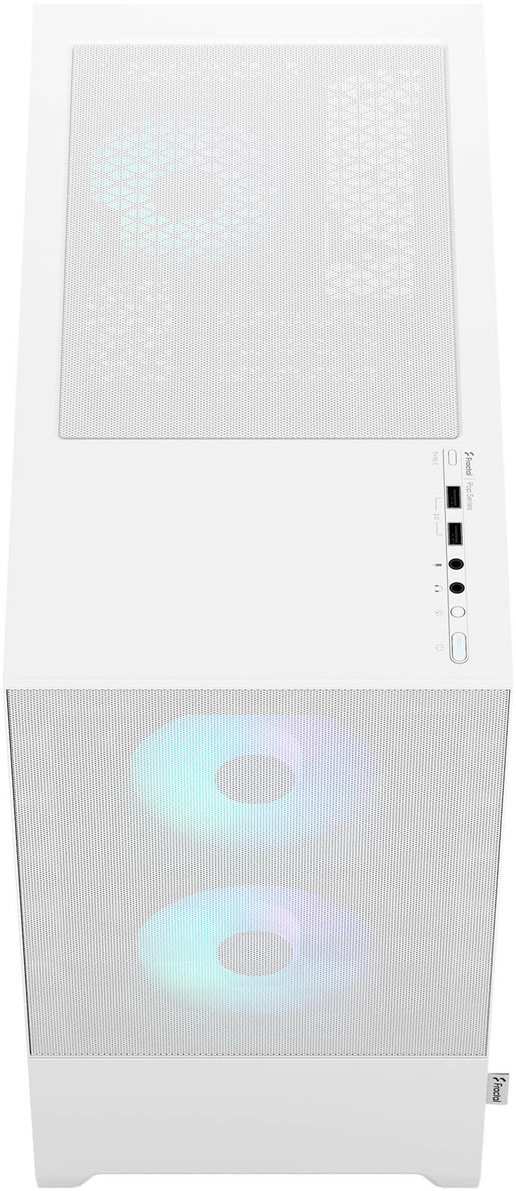 Fractal Pop Mini Air RGB Mini Tower Gaming Case - White 