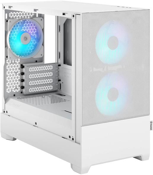 Fractal Pop Mini Air RGB Mini Tower Gaming Case - White 