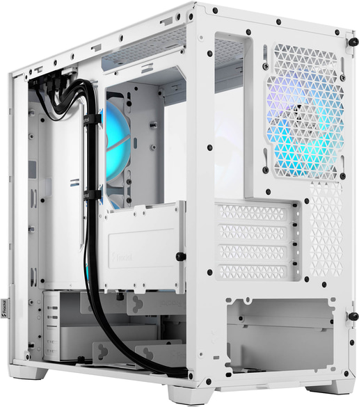 Fractal Pop Mini Air RGB Mini Tower Gaming Case - White 