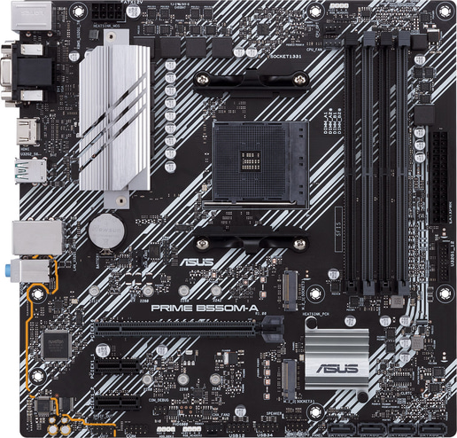 ASUS Prime B550M-A mATX Motherboard for AMD AM4 CPUs