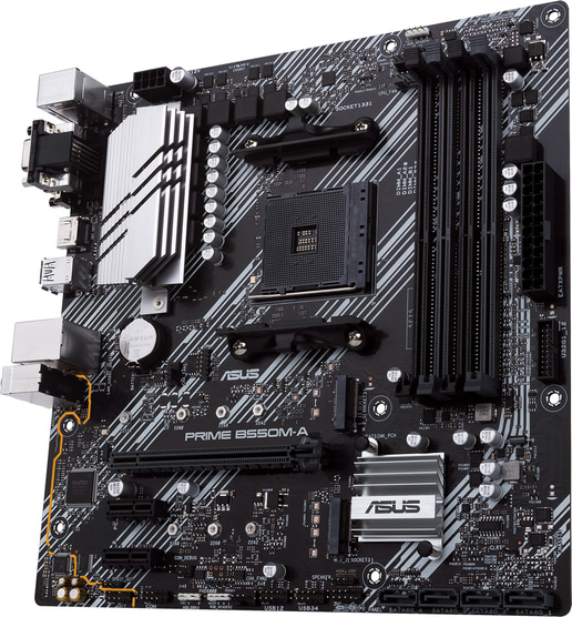 ASUS Prime B550M-A mATX Motherboard for AMD AM4 CPUs