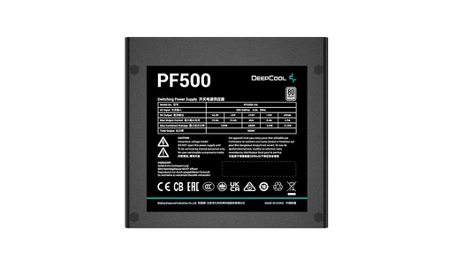 500W DeepCool PF500 80 Plus PSU