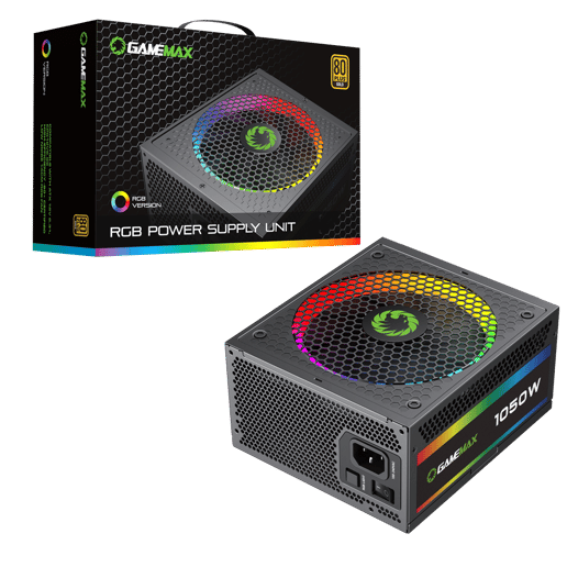 1050W GameMax RGB Pro Modular 80 Plus Gold PSU