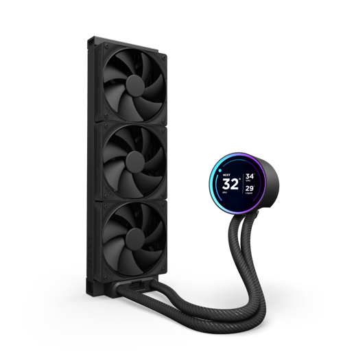 NZXT Kraken Elite 360 (2024) 360mm AiO Liquid CPU Cooler in Black