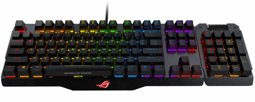 ASUS ROG CLAYMORE RGB Mechanical Gaming Keyboard with Brown Cherry MX RGB Switches (UK)