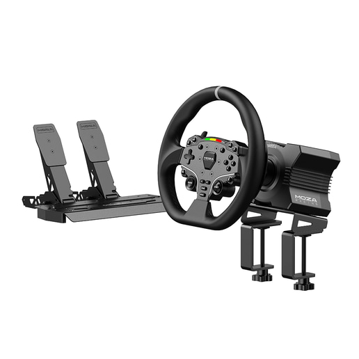MOZA Racing R5 Bundle - R5 Direct Drive Wheelbase, ES Steering Wheel, SR-P Lite Pedals