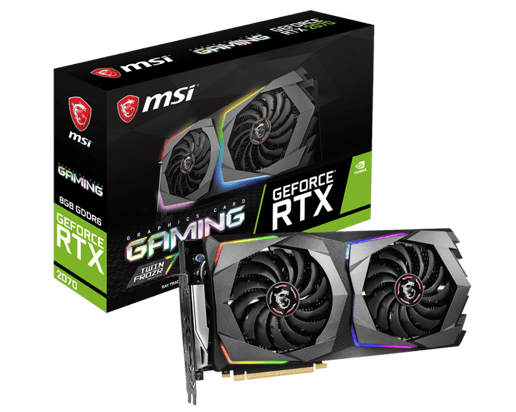 MSI GeForce RTX 2070 GAMING 8GB Graphics Card