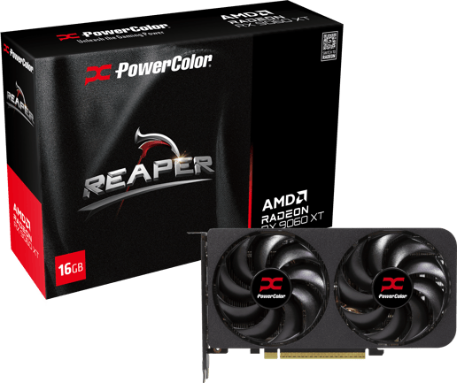 PowerColor Radeon RX 9060 XT Reaper 16GB GDDR6 Graphics Card