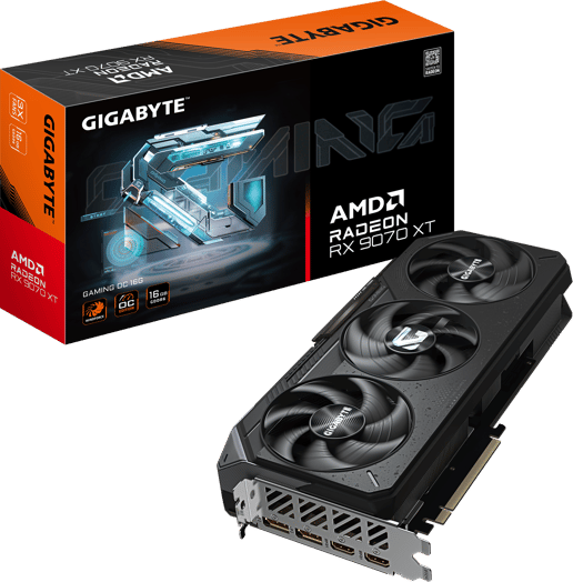 Gigabyte Radeon RX 9070 XT GAMING OC 16GB GDDR6 Graphics Card