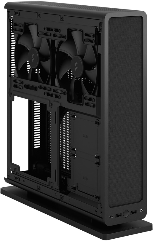 Fractal Ridge Desktop Case - Black 
