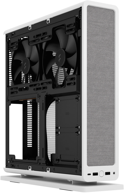 Fractal Ridge Desktop Case - White 