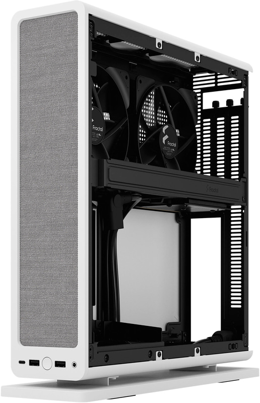 Fractal Ridge Desktop Case - White 