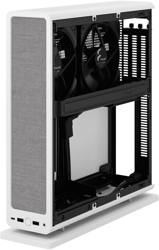 Fractal Ridge Desktop Case - White 